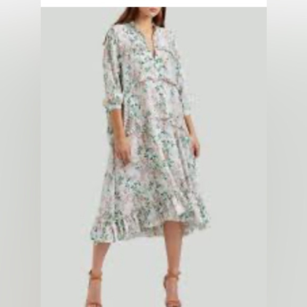 Scanlan‎ Theodore maxi dress floral size small